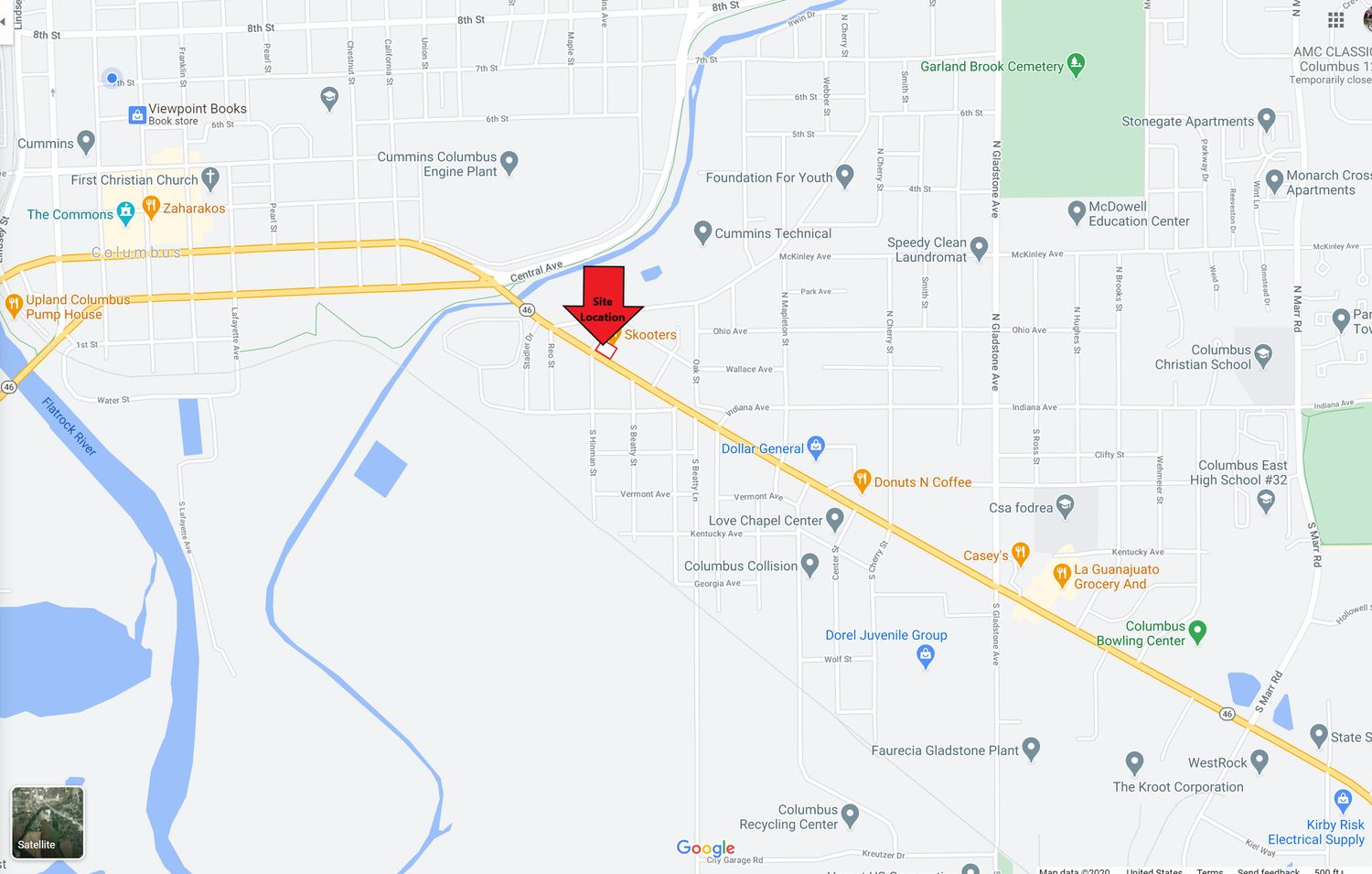 Retail Corner- New Development Opportunity: 1602 State St, Columbus, IN, 47201